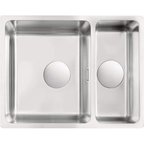 Chiuvetă din inox, 1,5-cuve, montare sub blat, Deante