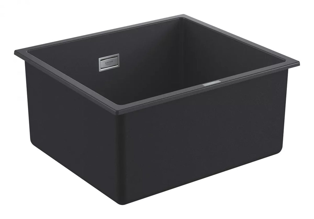 CHIUVETA BUCATARIE COMPOZIT K700 70-C, 61x45.7, CU 1 CUVA, MONTAJ SUB BLAT, GRANIT-BLACK