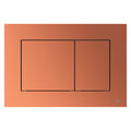 Clapeta actionare rezervor WC incastrat, TECE Now 9240422, bronz rosu grossmann