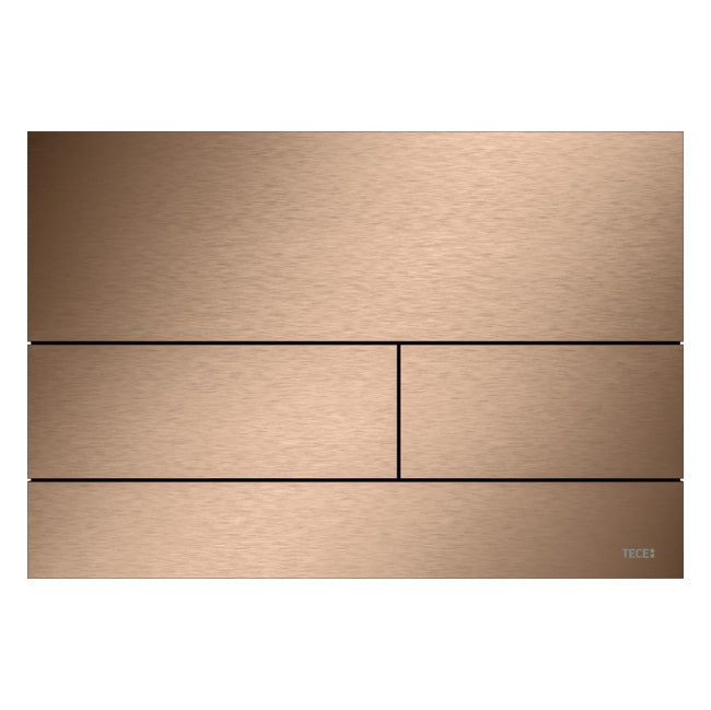 Clapeta actionare rezervor WC incastrat, TECE Square 9240848, auriu rosiatic mat grossmann