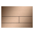 Clapeta actionare rezervor WC incastrat, TECE Square 9240848, auriu rosiatic mat grossmann