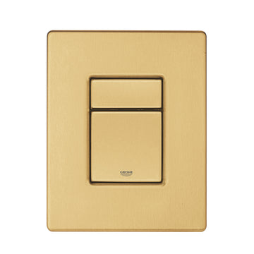 Clapeta WC Grohe Skate Cosmopolitan 38732GN0, dubla, reversibila, 156 x 197 mm, plastic, mat, auriu