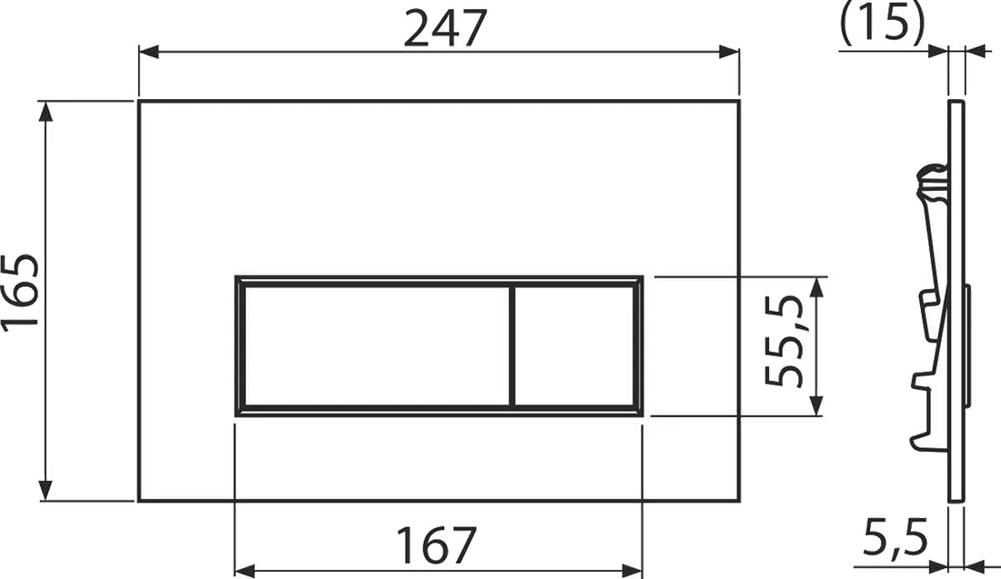 PREPACK DUOFIX DELTA NOU CU CLAPETA DELTA25 CROM, SET FIXARE SI SET FONOIZOLANT