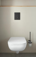 Clapeta WC Grohe Skate Cosmo, dubla, verticala, 197 x 156 mm, ABS, mat, negru, 38732KF0