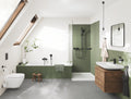 Clapeta WC Grohe Skate Cosmo, dubla, verticala, 197 x 156 mm, ABS, mat, negru, 38732KF0