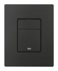 Clapeta WC Grohe Skate Cosmo, dubla, verticala, 197 x 156 mm, ABS, mat, negru, 38732KF0