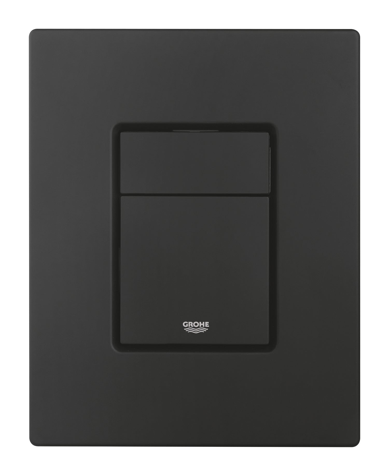 Clapeta WC Grohe Skate Cosmo, dubla, verticala, 197 x 156 mm, ABS, mat, negru, 38732KF0