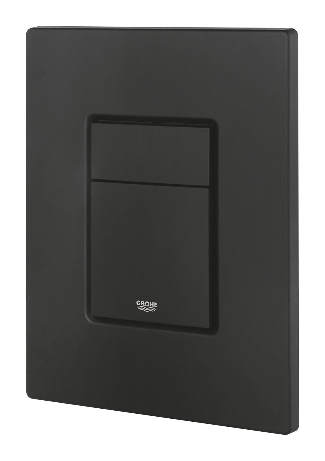 Clapeta WC Grohe Skate Cosmo, dubla, verticala, 197 x 156 mm, ABS, mat, negru, 38732KF0