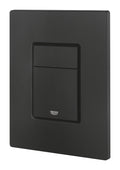 Clapeta WC Grohe Skate Cosmo, dubla, verticala, 197 x 156 mm, ABS, mat, negru, 38732KF0