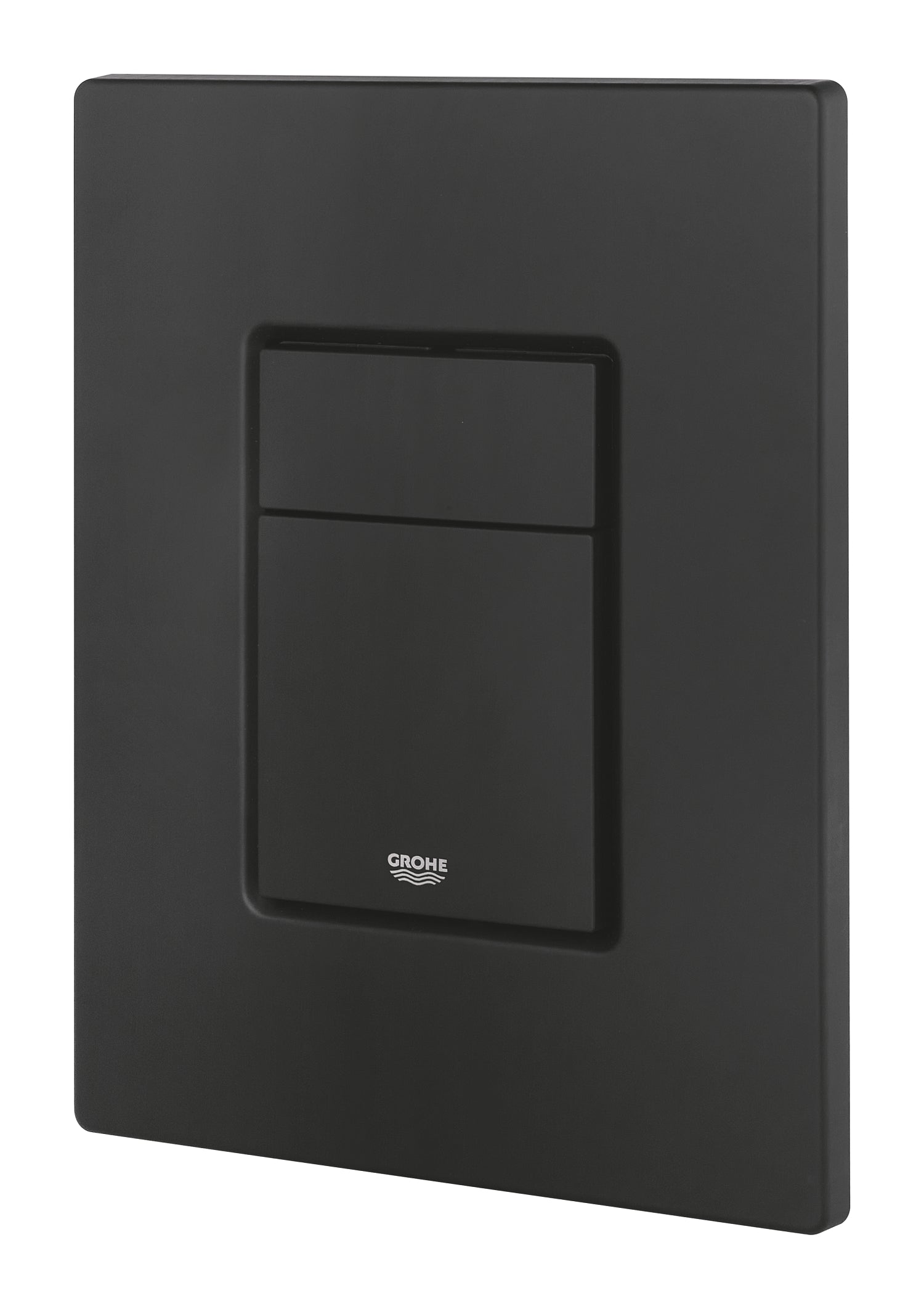 Clapeta WC Grohe Skate Cosmo, dubla, verticala, 197 x 156 mm, ABS, mat, negru, 38732KF0