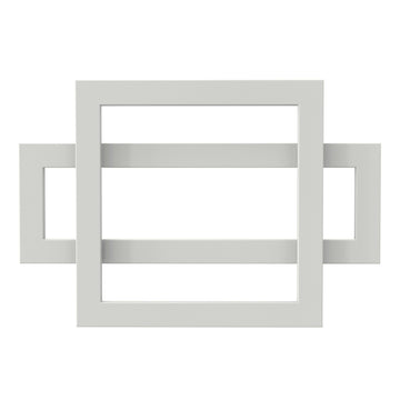 Calorifer decorativ colorat 900/600 mm COMBI (include kit de instalare)