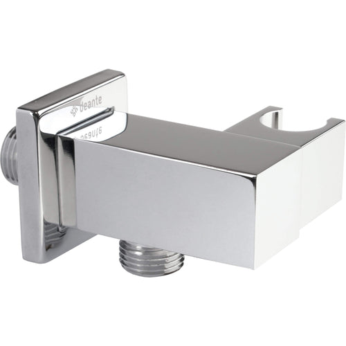 Cot conector pentru furtun, pătrat, cu mâner pentru dușul de mână, Deante