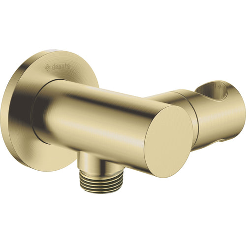Cot conector pentru furtun, rotund, cu mâner pentru dușul de mână, Deante