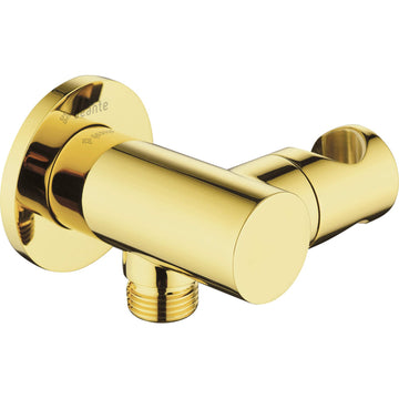 Cot conector pentru furtun, rotund, cu mâner pentru dușul de mână, Deante