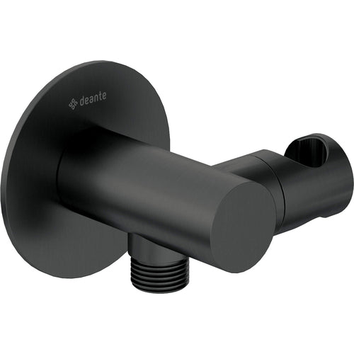 Cot conector pentru furtun, rotund, cu mâner pentru dușul de mână, Deante