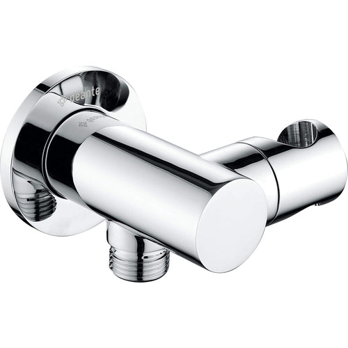 Cot conector pentru furtun, rotund, cu mâner pentru dușul de mână, Deante