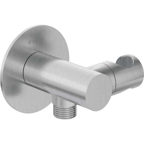 Cot conector pentru furtun, rotund, cu mâner pentru dușul de mână, Deante