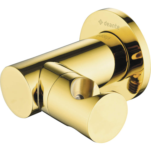 Cot conector pentru furtun, rotund, cu mâner pentru dușul de mână, Deante