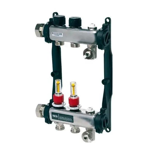Distribuitor incalzire pardoseala, Tece 77310002, otel, filet interior, 2 cai, 1" grossmann.ro