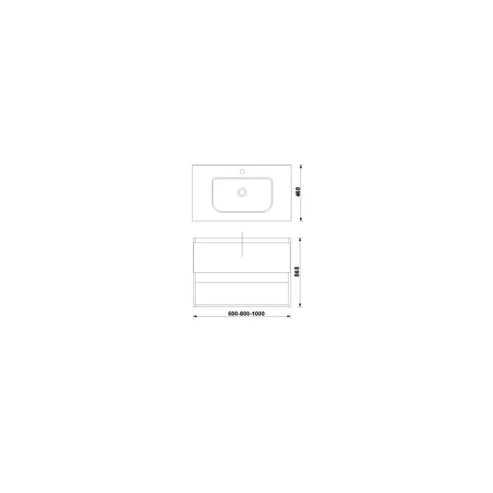 MOBILIER DAILY 80X46X56.5 STEJAR RUSTIC,1 SERTAR+RAFT,CU LAVOAR