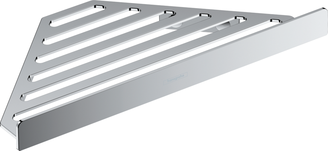 Etajera de colt Hansgrohe AddStoris, crom