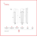 Radiator decorativ 285x1800 mm Radox - imagine 8