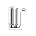 Set Filtru de apa, Aquator Compact Duplex + Rezerva Compact 50 mm, 4000 L - imagine 2