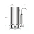 Set Filtru de apa, Aquator Compact Duplex Mineral + Rezerva Compact 50 mm, 4000 L - imagine 2