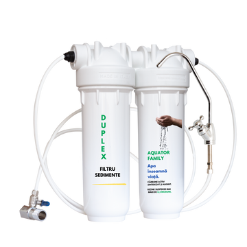 Filtru de apa, Aquator Family Duplex, 5000 - 8000 L ( sistem complet  )