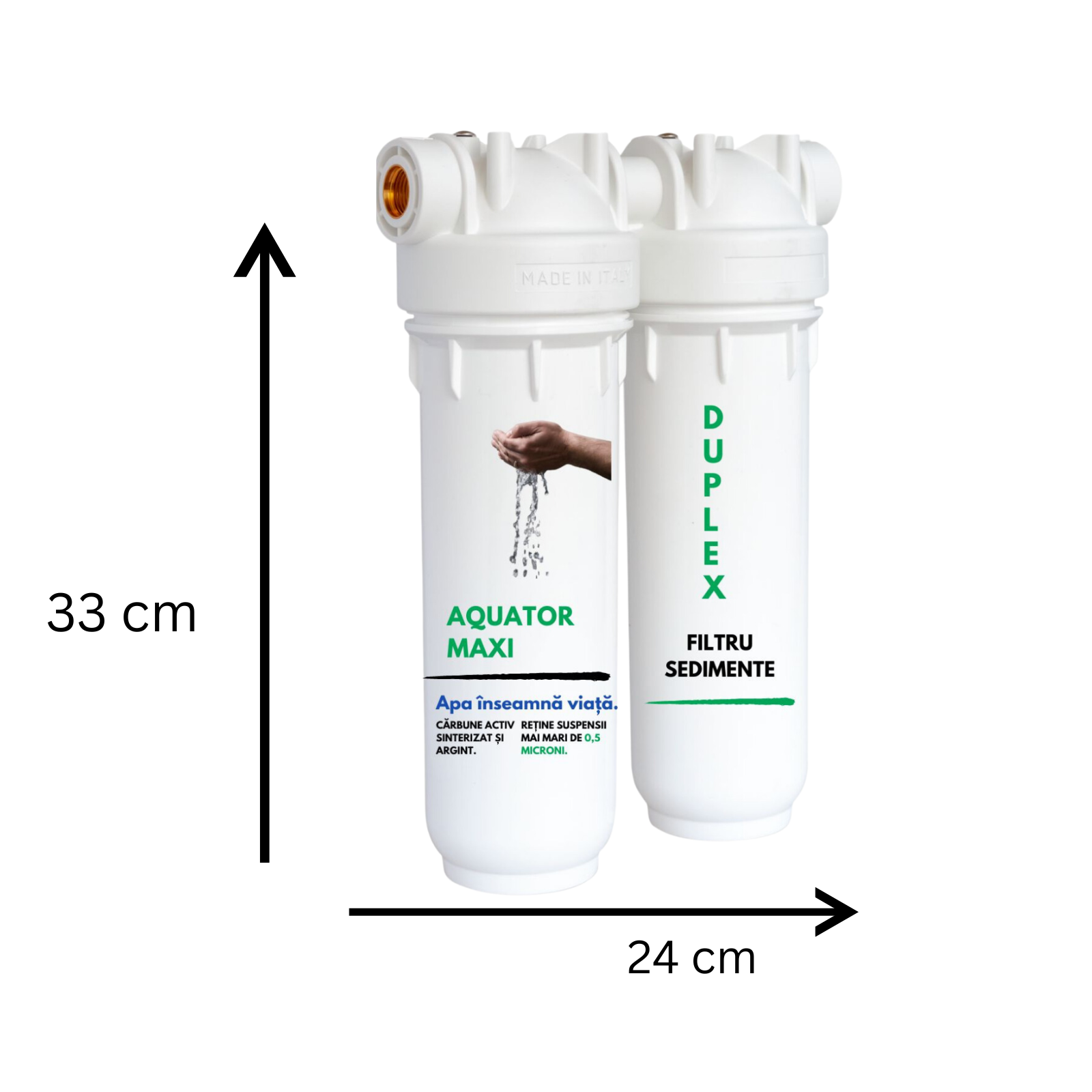 Filtru de apa, Aquator Maxi Duplex, 5000 - 8000 L ( sistem complet ) - imagine 2
