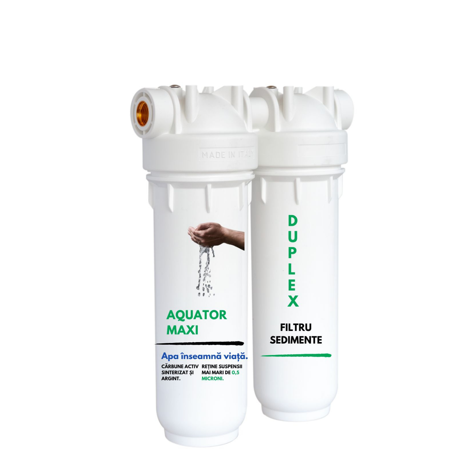 Filtru de apa, Aquator Maxi Duplex, 5000 - 8000 L ( sistem complet )