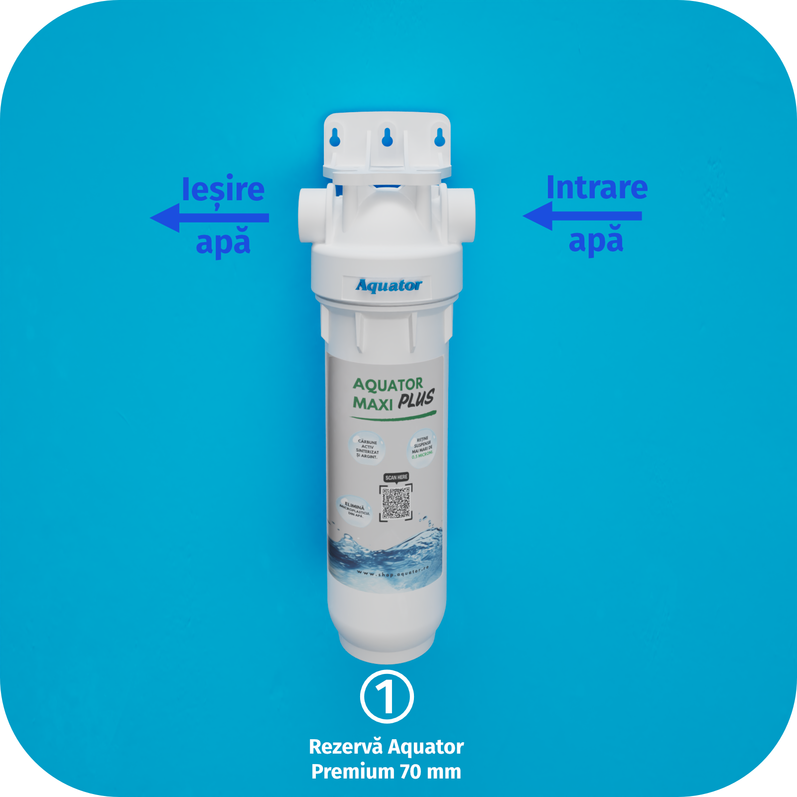 Filtru de apa, Aquator Maxi Plus, 4000 - 6000 L ( sistem complet ) - imagine 2