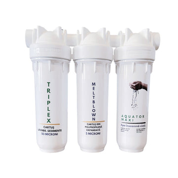 Filtru de apa, Aquator Maxi Triplex, 8000 - 10000 L ( sistem complet )