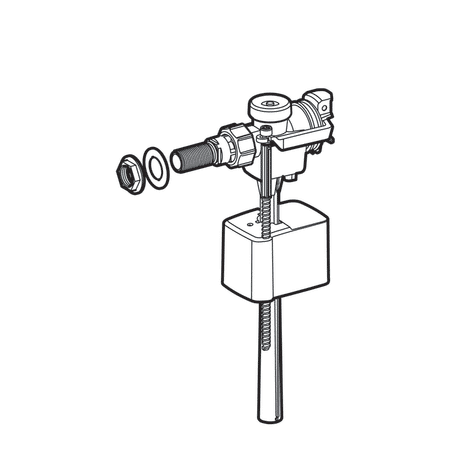 Flotor de umplere Geberit tip 333, conexiune 3/8, alimentare laterala
