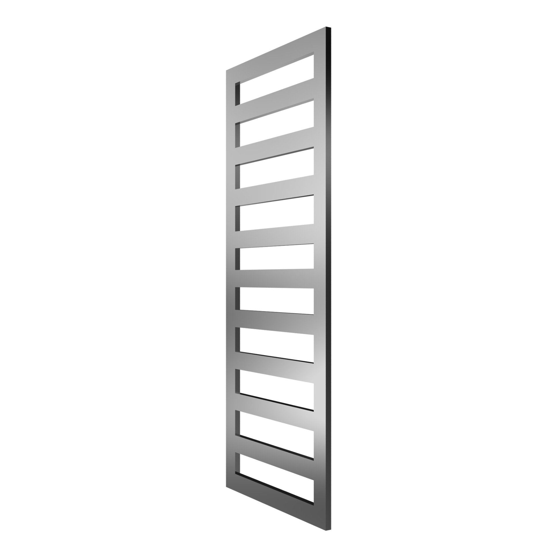 Calorifer baie portprosop decorativ inox 600/ Radox 1500 mm KAZAR (include kit de instalare) - imagine 2