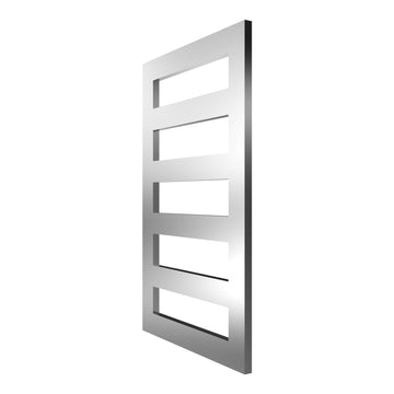 Calorifer baie portprosop decorativ cromat 500/780 mm KAZAR (include kit de instalare)