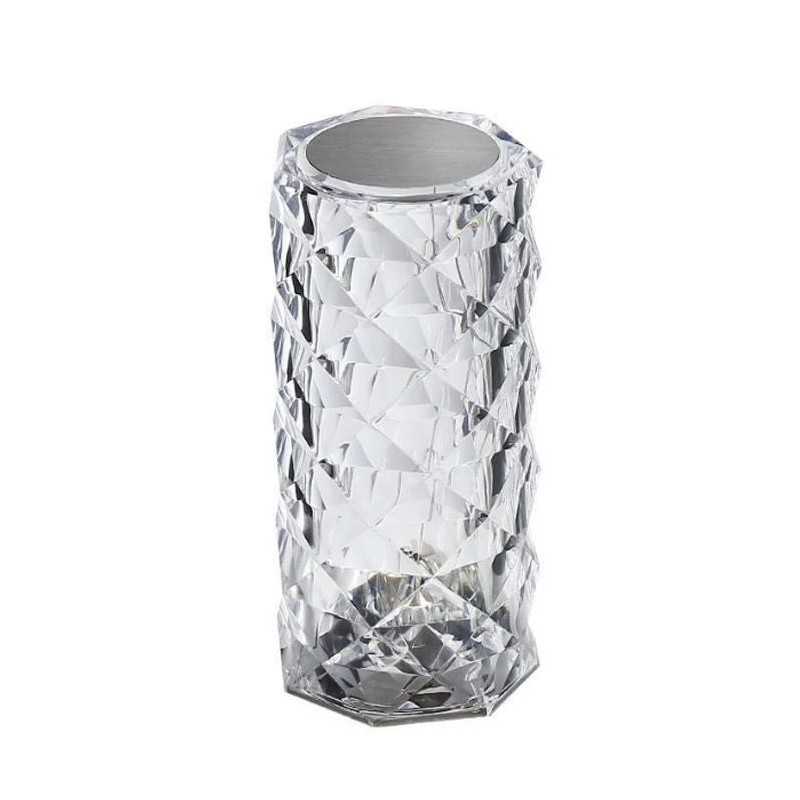 Lampa de masa decorativa cu LED Crystal Touch Design RGB