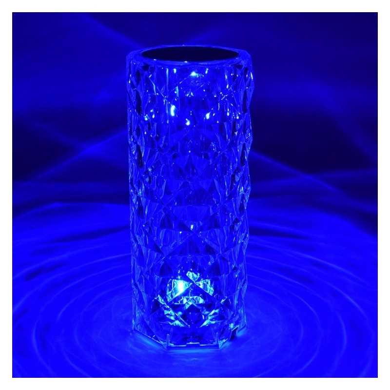 Lampa de masa decorativa cu LED Crystal Touch Design RGB