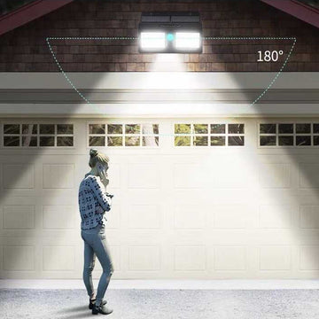 LAMPA LED CU INCARCARE SOLARA SI SENZOR DE MISCARE SMD2835 20LED 5V 10W 1600MAH