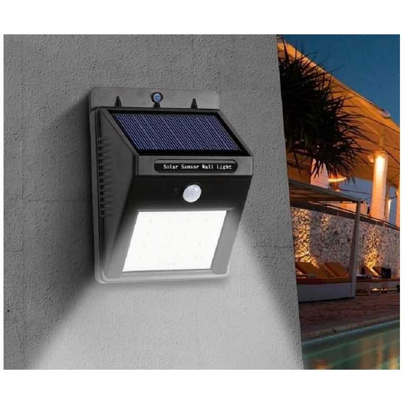 LAMPA LED CU INCARCARE SOLARA SI SENZOR DE MISCARE SMD2835 20LED 5V 5W 800MAH