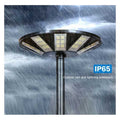 LAMPA LED DE GRADINA 400W SOLAR 768LED,SENZOR DE MISCARE TELECOMANDA +STALP DE 4M