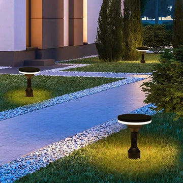 LAMPA LED DE GRADINA Gri Inaltime 30cm