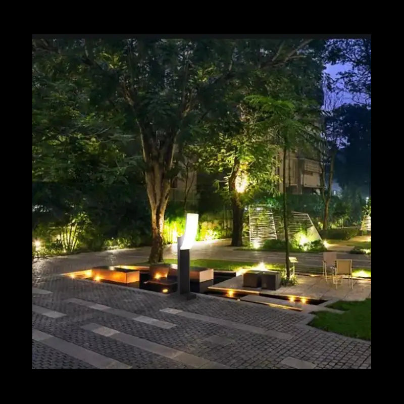 Lampa LED Stalp pentru iluminat Exterior, Gri ,20W 3000k 2000lm