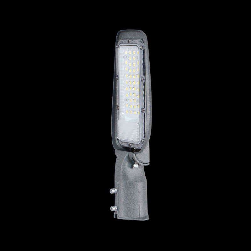 Lampa Stradala Gri Cu Led IP65 30W 3600lm 6500K Brate Reglabile