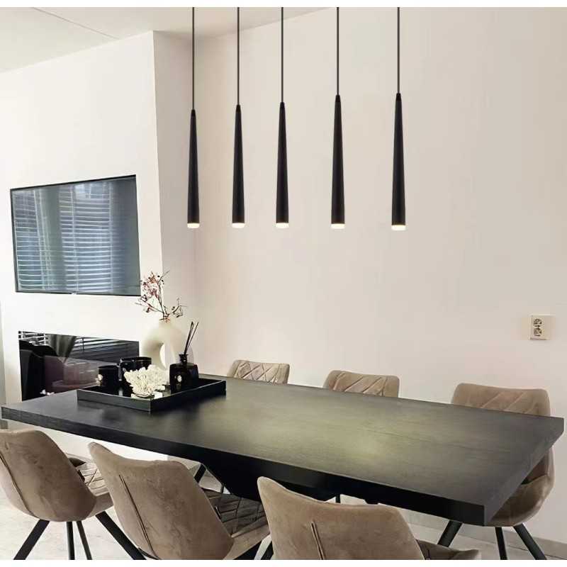 Lampa Suspendata Negru Cu LED 5W 4000K COD 20245