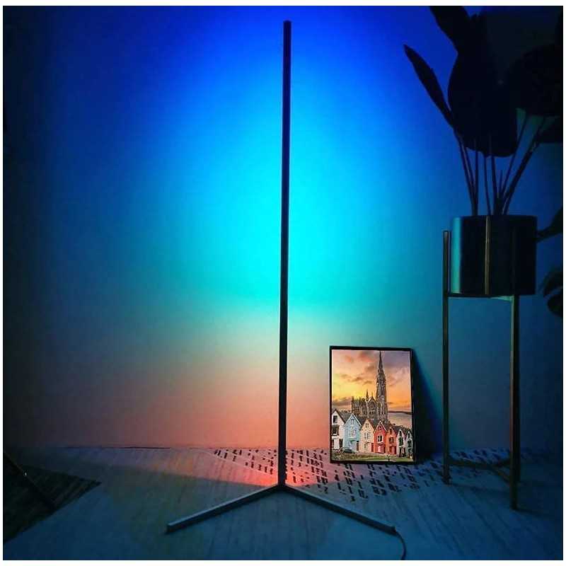 Lampadar, LED RGB,joc de lumini si sincronizare dupa voce sau muzica, telecomanda, lumina ambientala,148CM