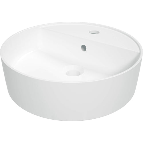 Lavoar ceramic, blat, cu gaură pentru baterie, Deante