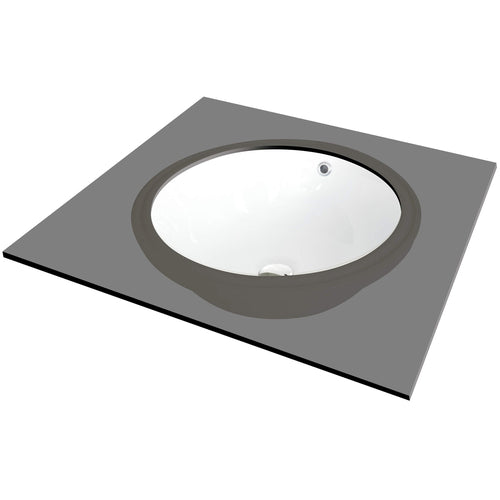 Lavoar ceramic, montare sub blat, Deante