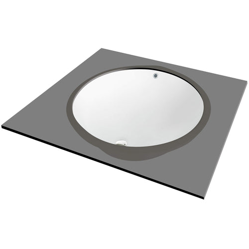 Lavoar ceramic, montare sub blat, Deante