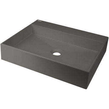 Lavoar din granit, blat, cu gaură pentru baterie - 500x400 mm, Deante